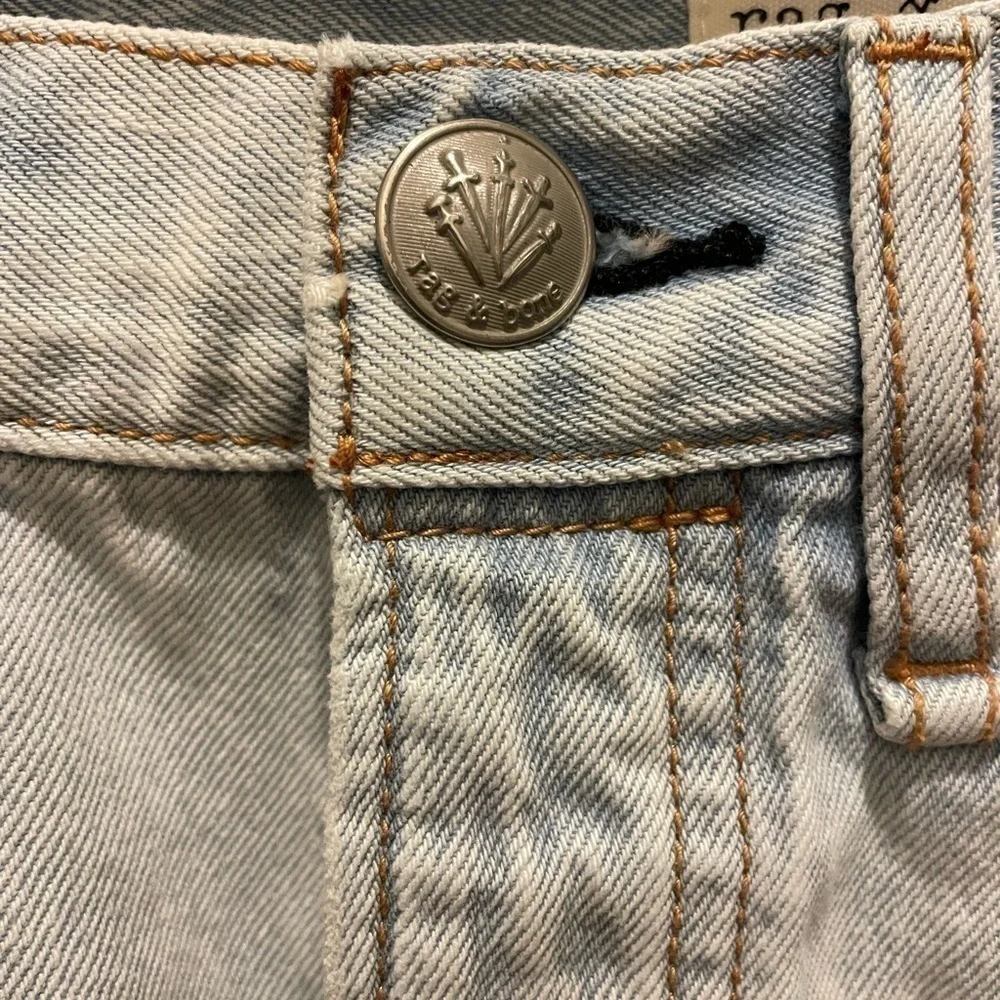 Rag & Bone denim mini skirt